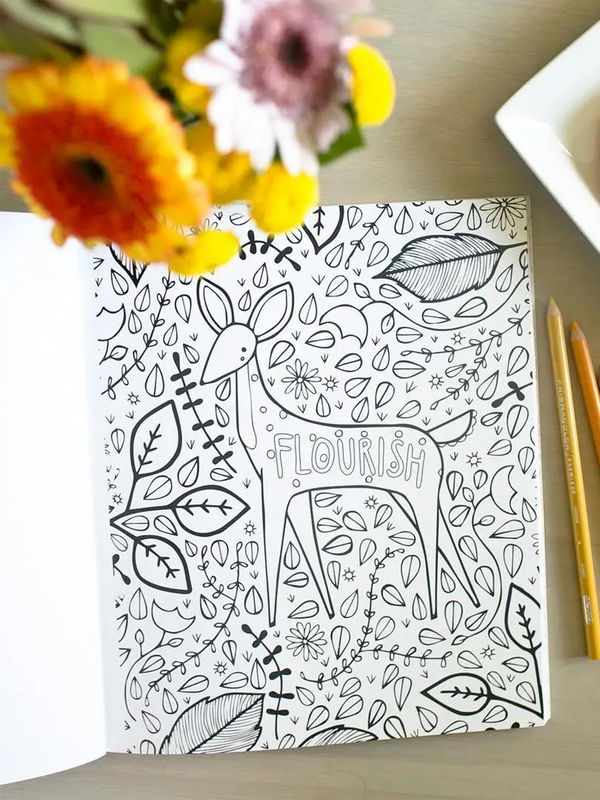 Together: A Mommy + Me Coloring Book Kids : Parent : Nursery : Books : Toys : Learning Paige Tate & Co.