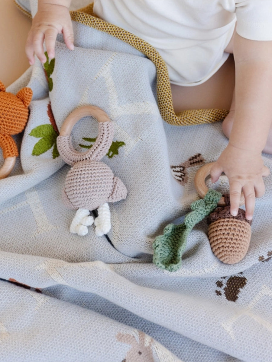 Tree Cotton Rattle Teether