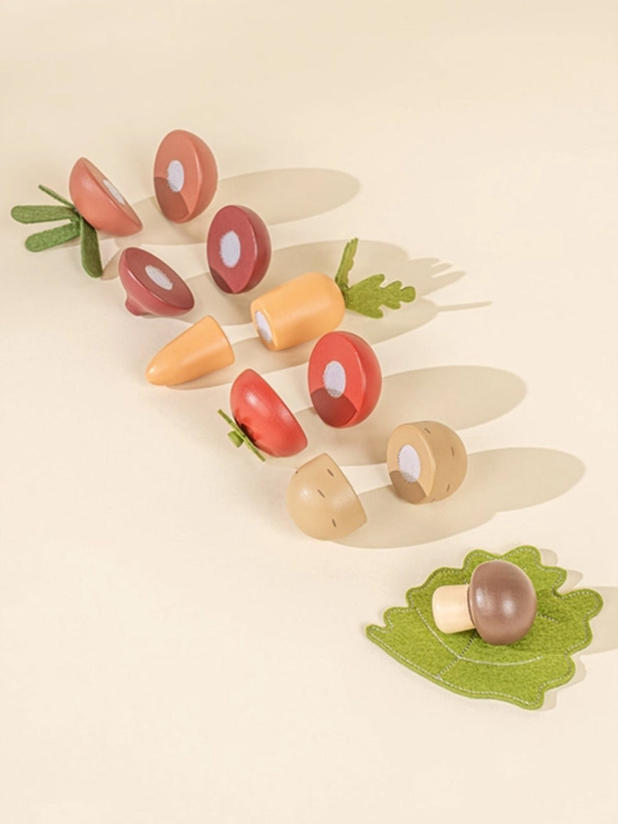 Wooden Vegetables Play Set Baby-Kids : Toys : Wooden Coco Village