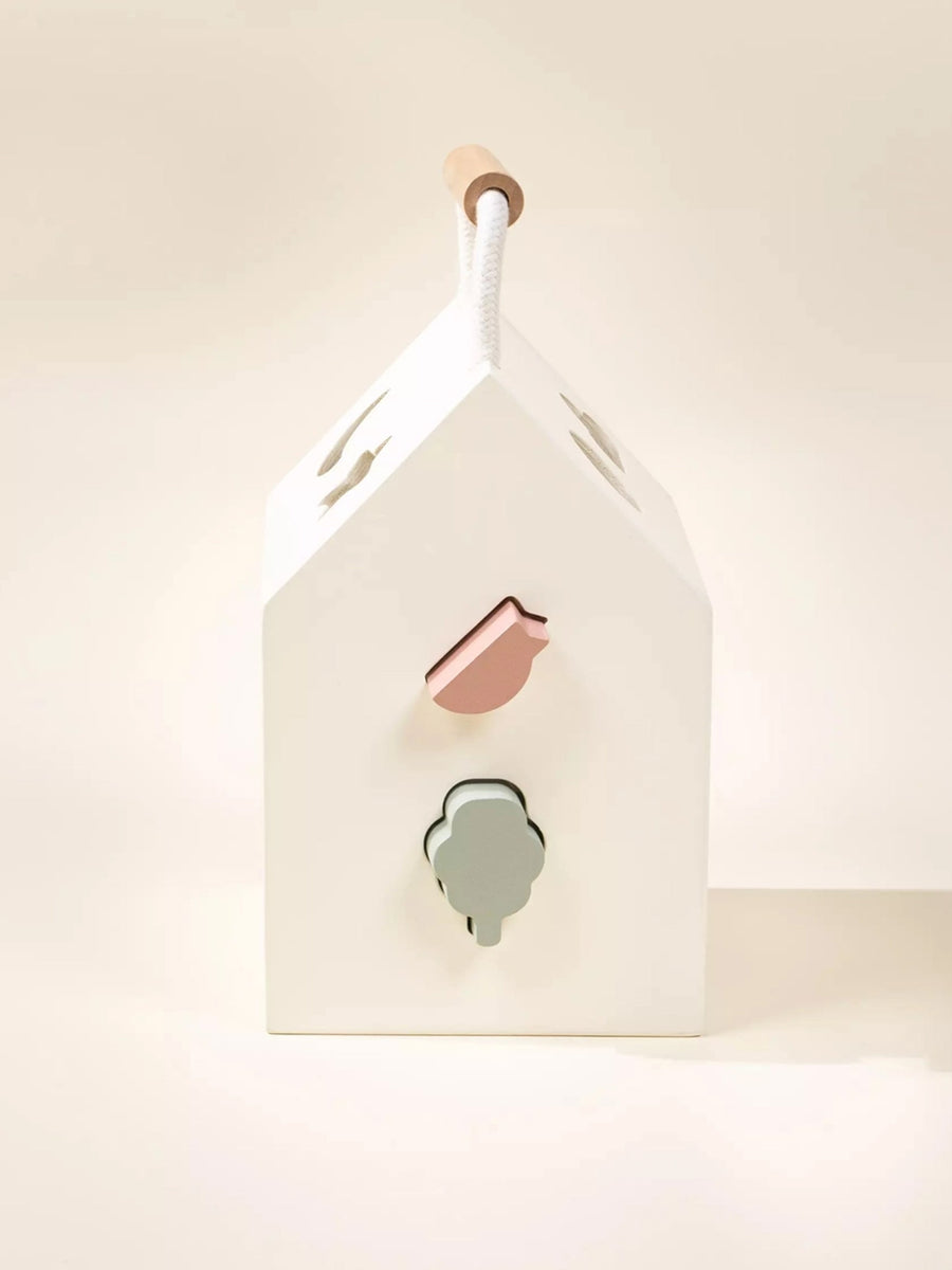 Wooden Shapes Sorting House