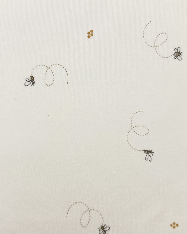 Peyton Zipper Sleeper | Bee / Pewter