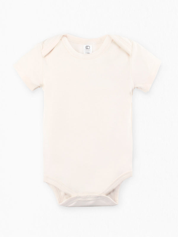 Classic Short Sleeve Bodysuit Baby : One Pieces : Bodysuits : Short Sleeves Colored Organics Baby Short Sleeve Bodysuit - Girl & Boy - Organic