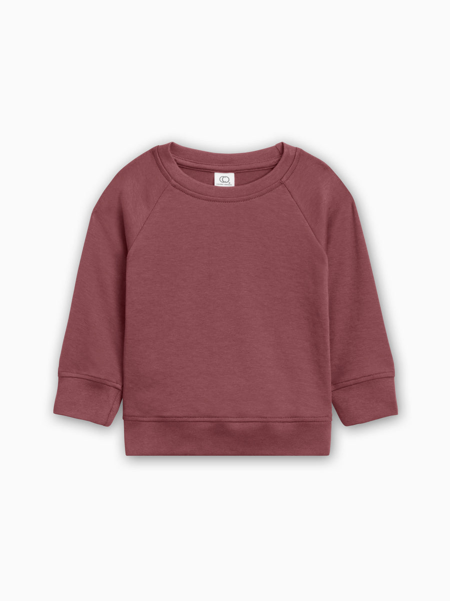 Long Sleeve Pullover Baby-Kids : Tops : Pullovers : Long Sleeves Colored Organics Portland Pullover Organic Long Sleeve Baby Top
