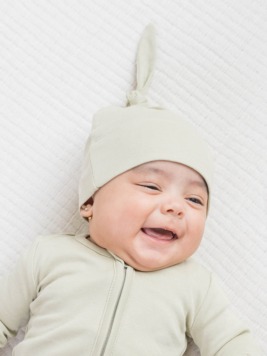 Classic Knotted Hat Baby : Accessories : Hats Colored Organics Luxury Organic Baby Hat | Classic Knotted Style