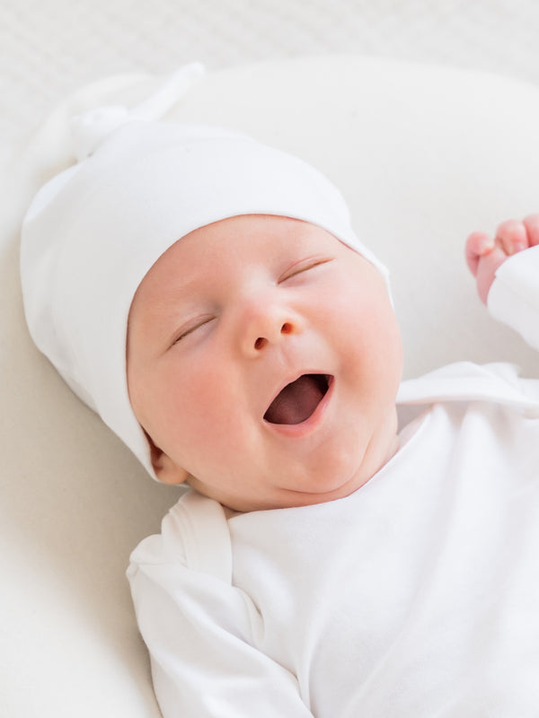 Classic Knotted Hat Baby : Accessories : Hats Colored Organics Luxury Organic Baby Hat | Classic Knotted Style