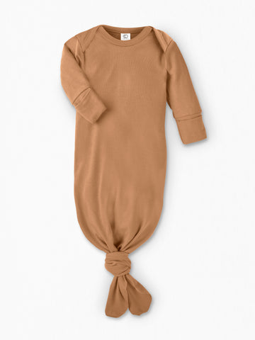 Infant Gown Baby : One Pieces : Gowns : Long Sleeves Colored Organics Newborn Baby Sleeper Gown - 100% Organic Cotton