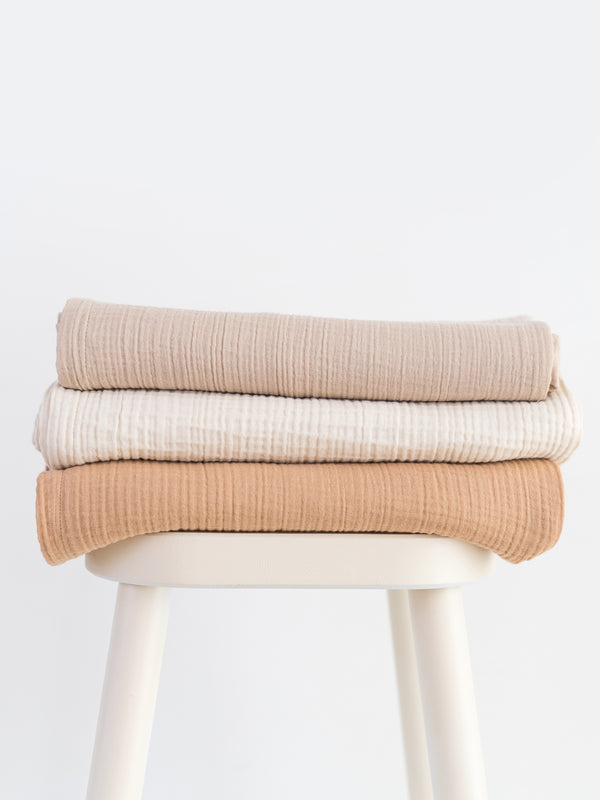 Classic Muslin Swaddle Blanket Baby : Accessories : Swaddle Blankets : Nursery : Blankets KENDI by Colored Organics Organic Muslin Swaddle Blanket, 46 inch | Colored Organics®