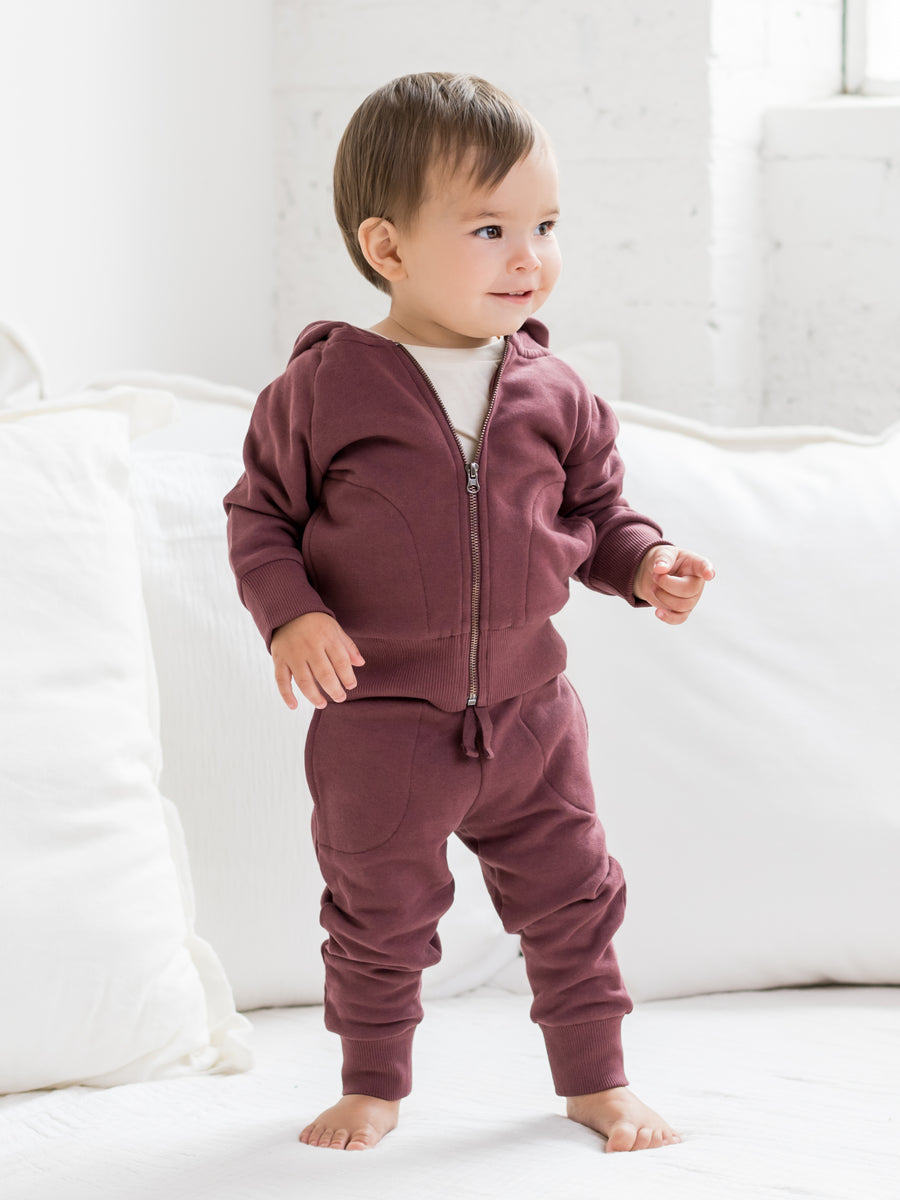 Max Fleece Zip-Up Hoodie Baby-Kids : Tops : Long Sleeve : Hoodies Colored Organics Organic Cotton Max Fleece Zip Up Hoodie Sweatshirt
