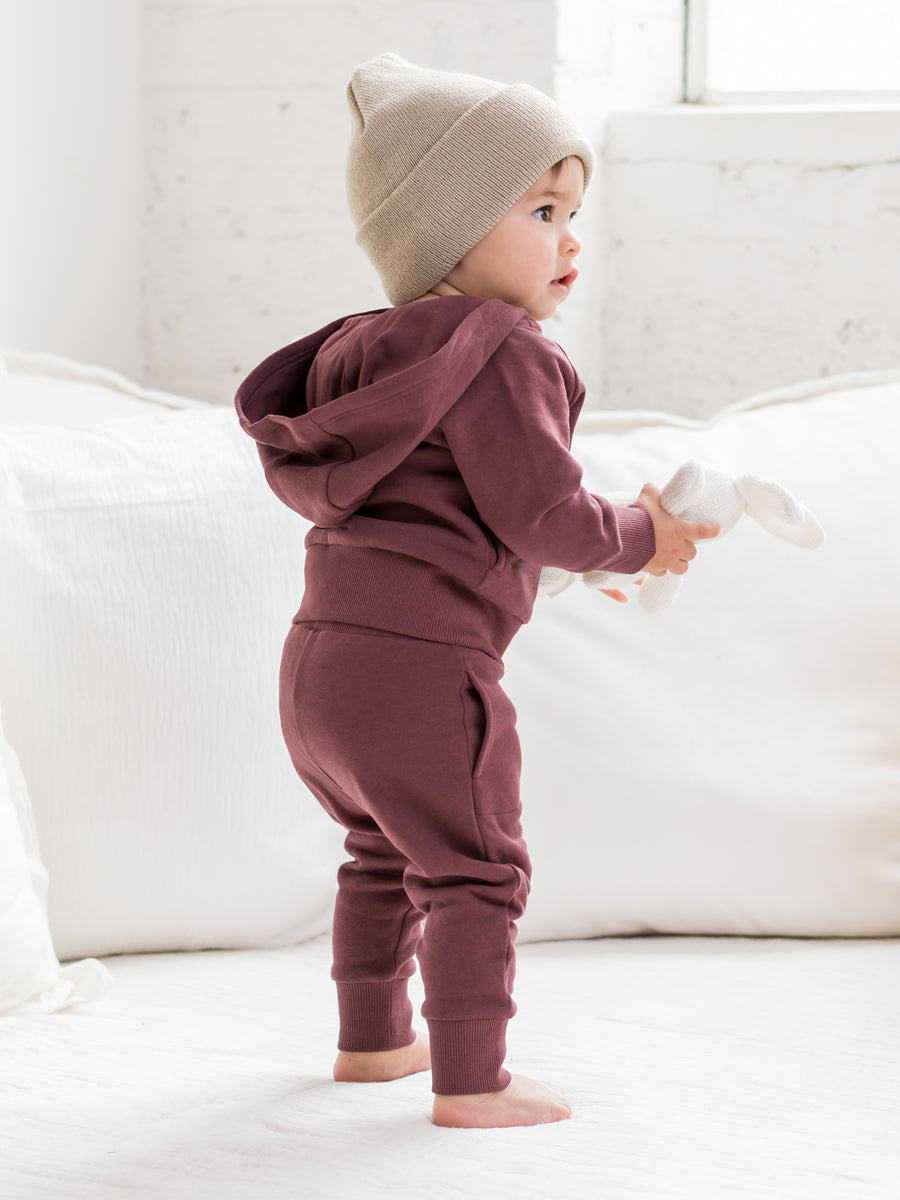 Max Fleece Zip-Up Hoodie Baby-Kids : Tops : Long Sleeve : Hoodies Colored Organics Organic Cotton Max Fleece Zip Up Hoodie Sweatshirt