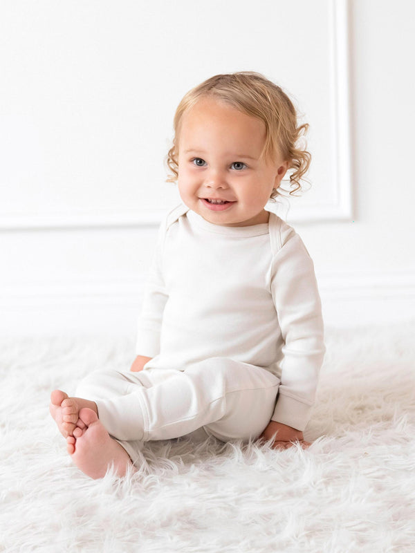 Classic Aspen Romper Baby : One Pieces : Rompers : Long Sleeves Colored Organics Aspen Long Sleeve Baby Romper - Boy & Girl - Organic