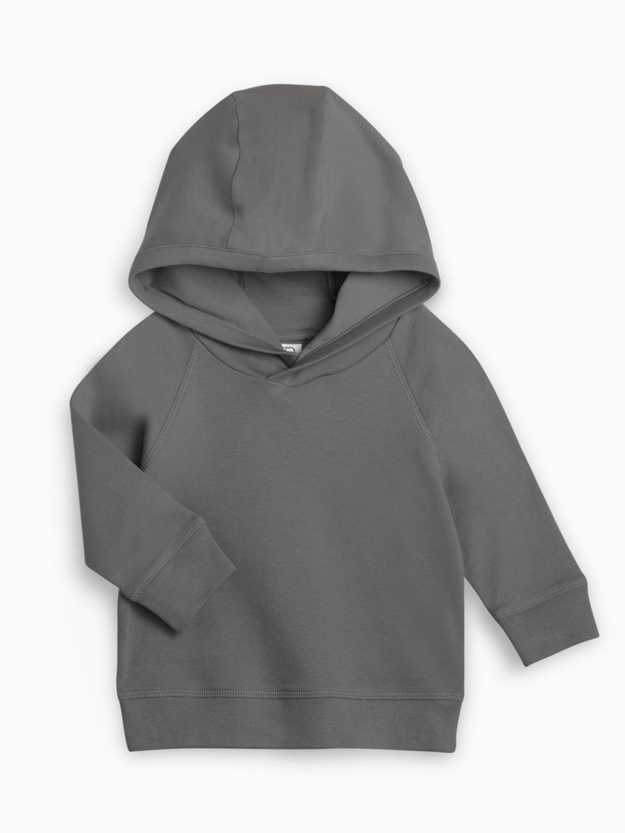 Madison Hooded Pullover Baby-Kids : Tops : Hoodies : Long Sleeves Colored Organics Madison Hoodie Pullover Organic Long Sleeve Baby Top