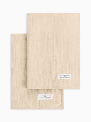 Classic Muslin Burp Cloths 2 Pack Baby : Gear : Burp Cloths : Feeding KENDI by Colored Organics Organic Cotton 2-Pack Muslin Burp Cloths