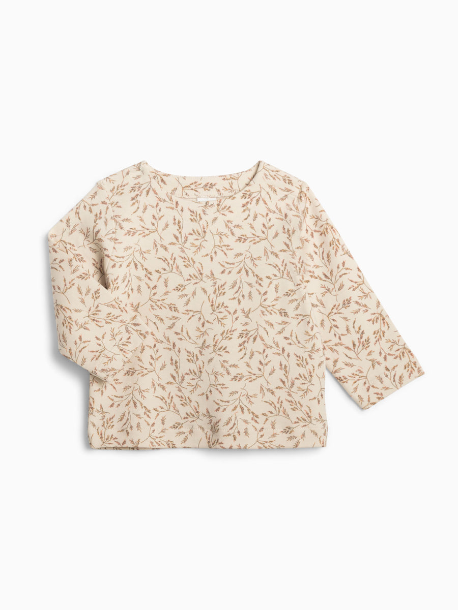 Ryle Snap Shoulder Top Baby-Kids : Tops : Long Sleeves Colored Organics Toddler & Baby Tops - Boys and Girls - Organic