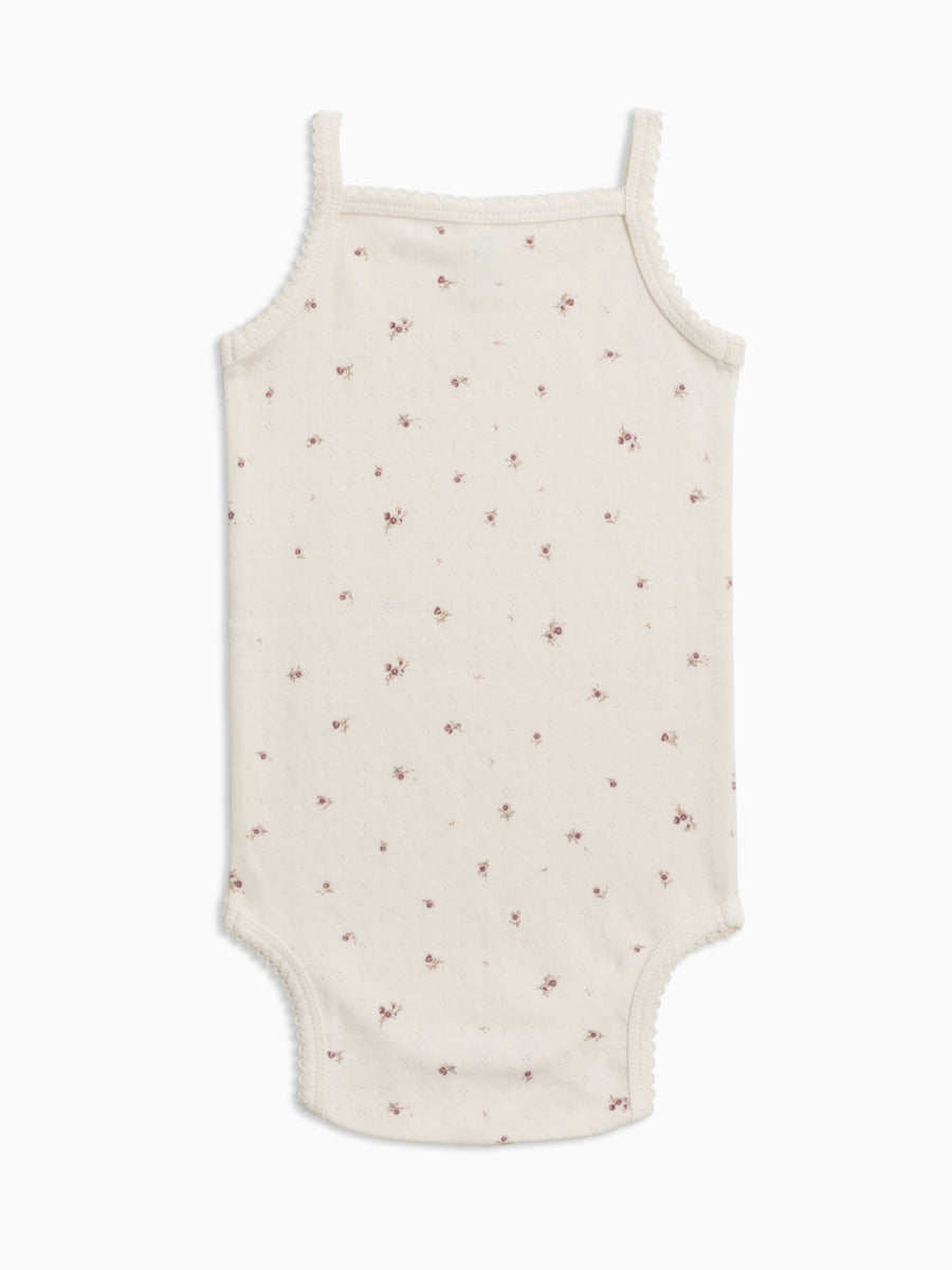 Eva Pointelle Tank Bodysuit Baby : Bodysuits : Tanks Colored Organics Organic Baby Eva Pointelle Tank Bodysuit