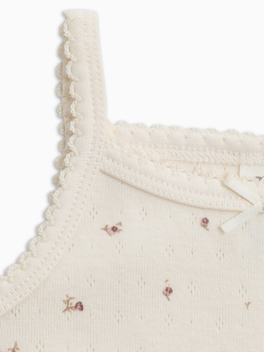 Eva Pointelle Tank Bodysuit Baby : Bodysuits : Tanks Colored Organics Organic Baby Eva Pointelle Tank Bodysuit