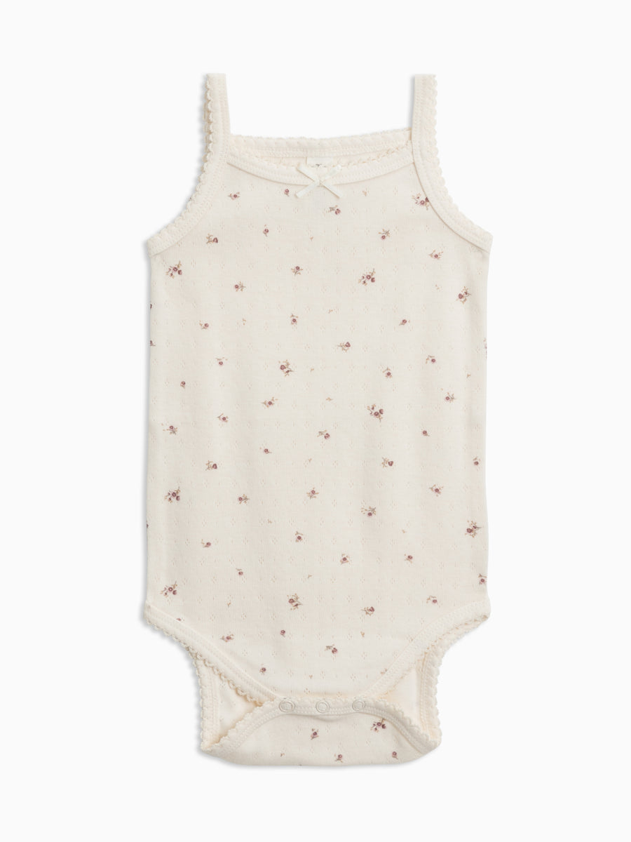 Eva Pointelle Tank Bodysuit Baby : Bodysuits : Tanks Colored Organics Organic Baby Eva Pointelle Tank Bodysuit