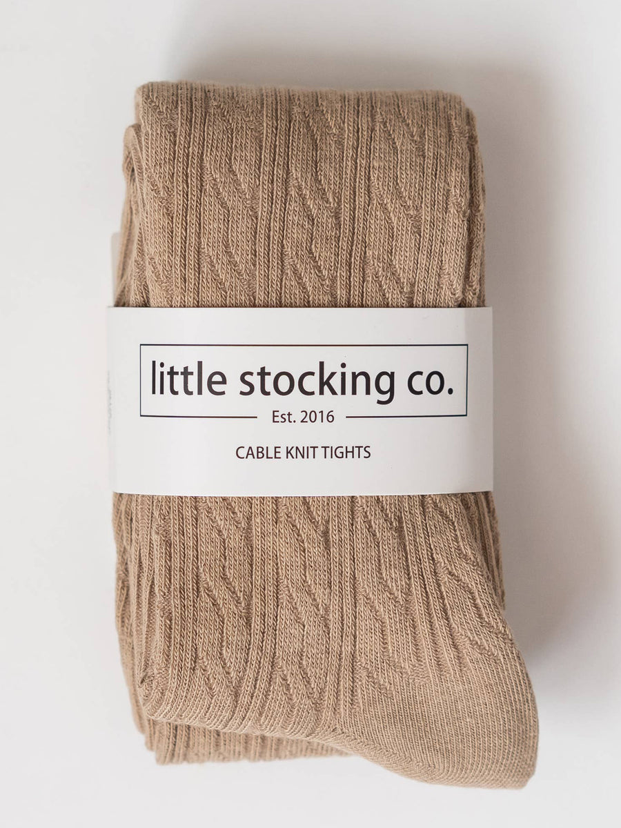Cable Knit Tights Baby-Kids : Accessories : Tights Little Stocking Co
