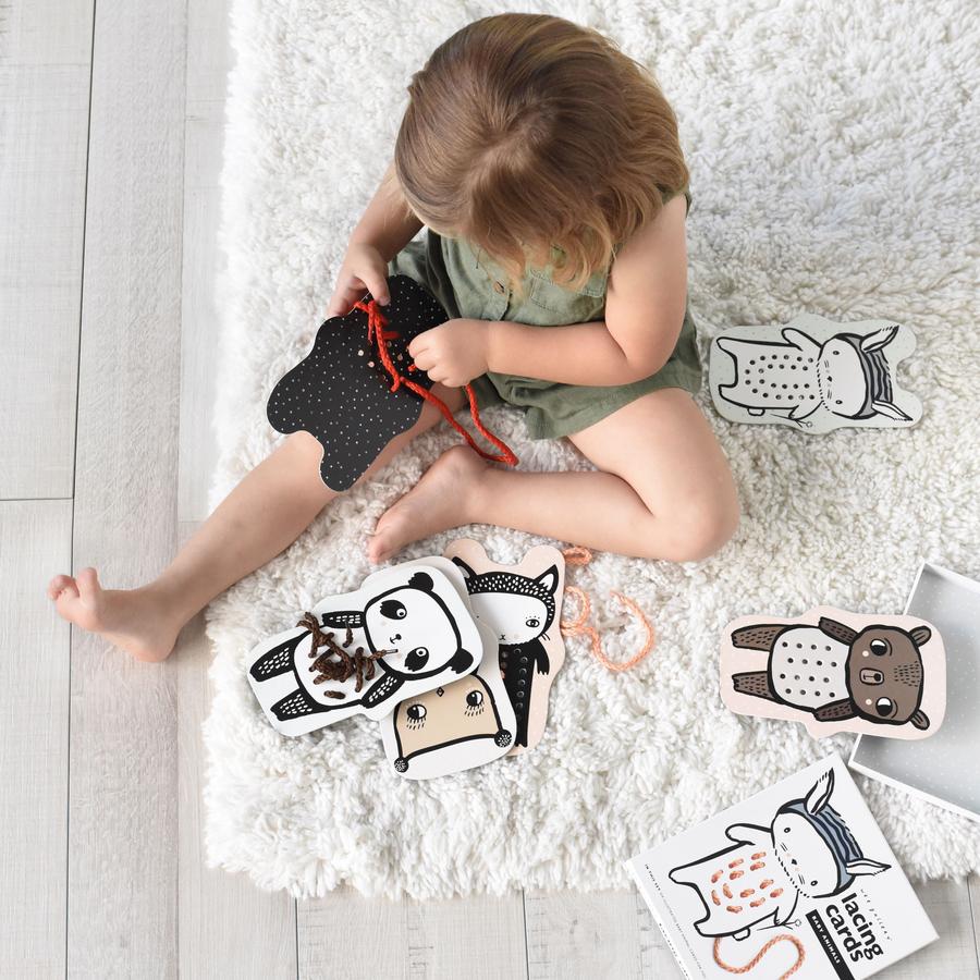 Baby Animal Lacing Cards Baby : Toys : Learning Wee Gallery