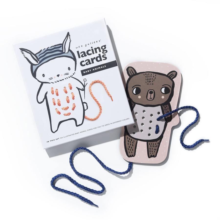 Baby Animal Lacing Cards Baby : Toys : Learning Wee Gallery