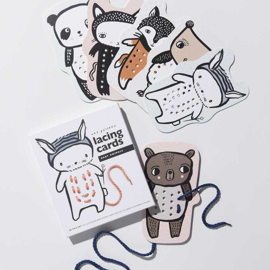 Baby Animal Lacing Cards Baby : Toys : Learning Wee Gallery