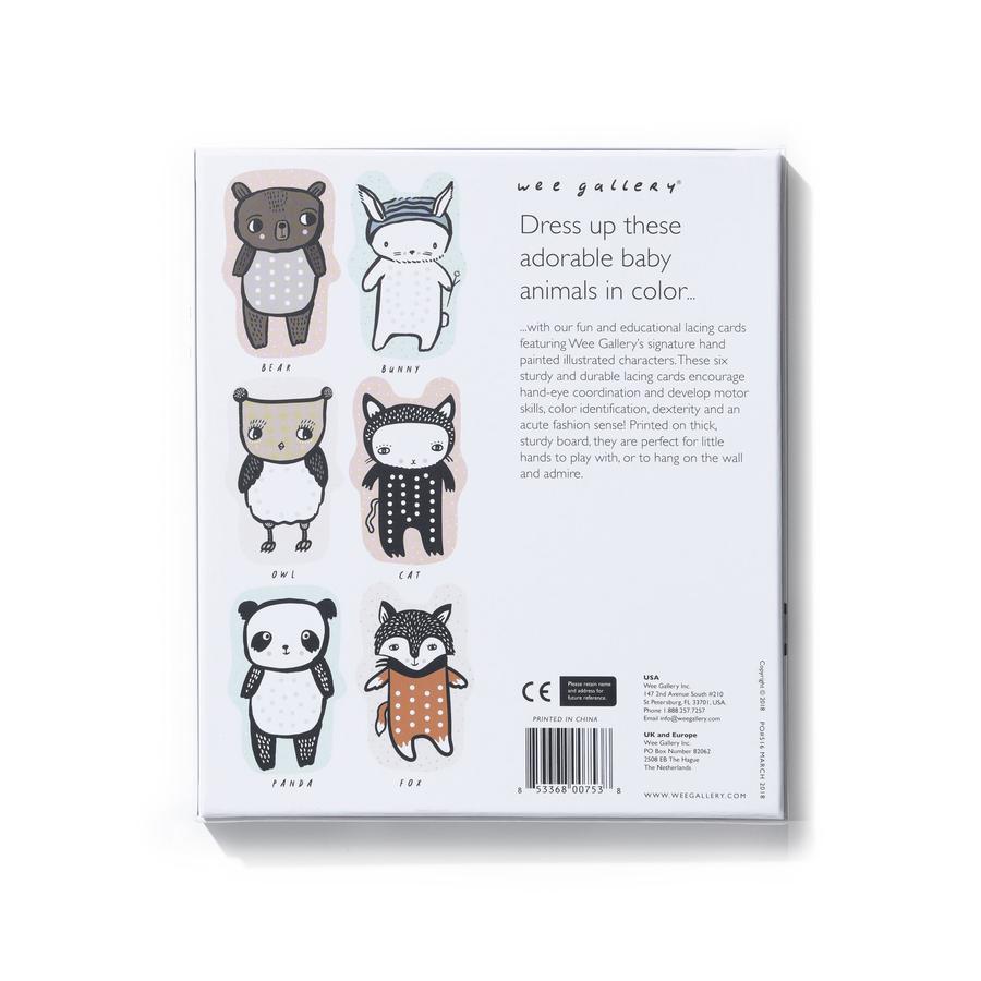 Baby Animal Lacing Cards Baby : Toys : Learning Wee Gallery