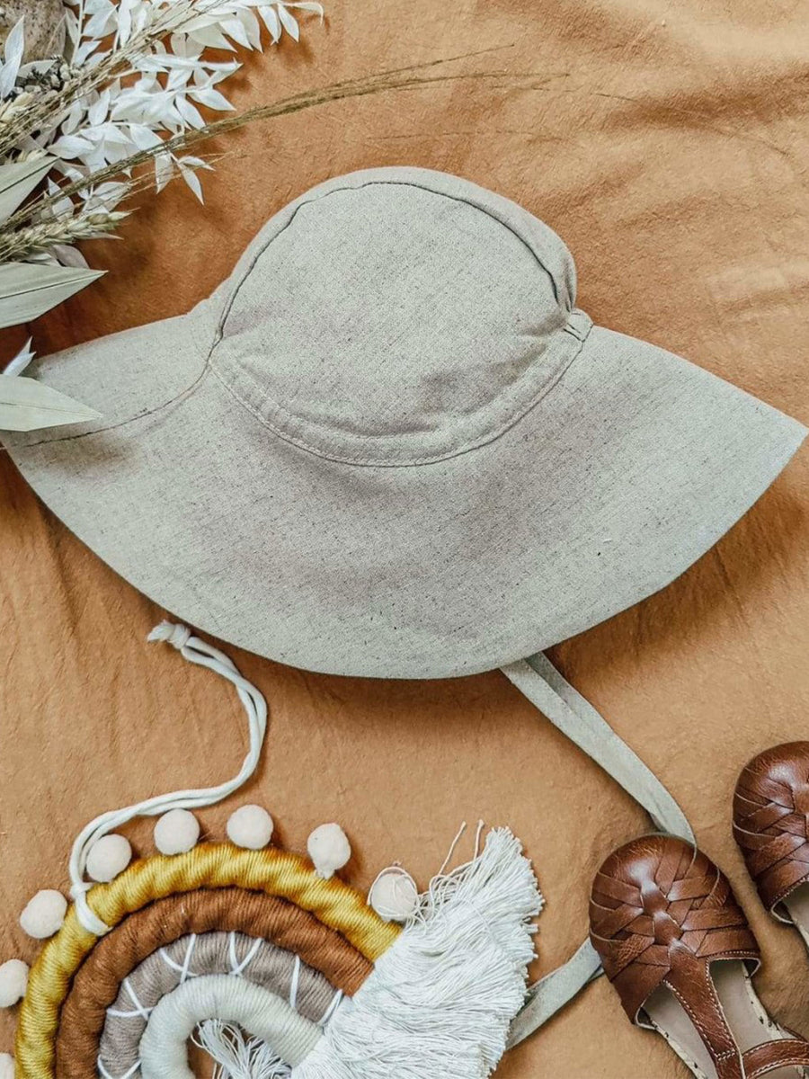 Organic Linen Sun Hat Baby-Kids : Accessories : Hats La Romi