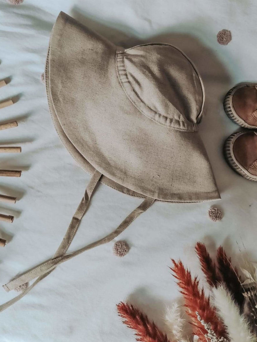 Organic Linen Sun Hat Baby-Kids : Accessories : Hats La Romi