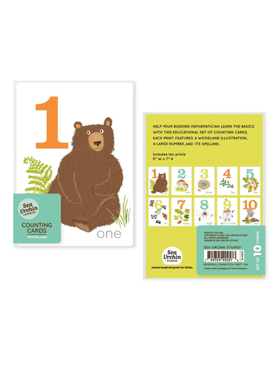 Counting Card Set Baby-Kids : Toys : Learning Sea Urchin Studio