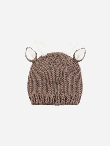 Deer Knit Hat Baby : Accessories : Hats Blueberry Hill Deer Knit Hat for Babies and Kids | Colored Organics®