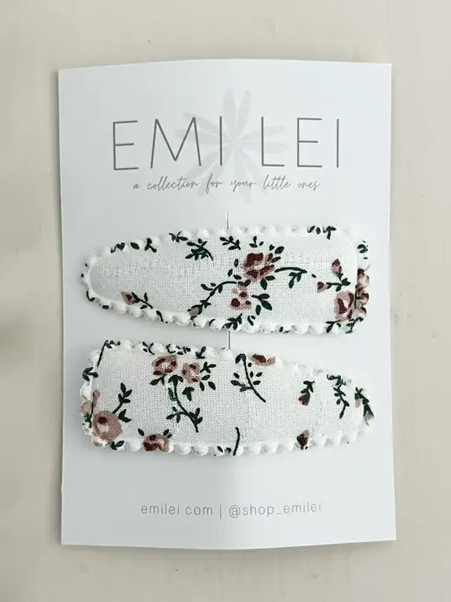 Fabric Hair Clips Baby-Kids : Accessories: Hair Clips Emi Lei Fabric Hair Clips