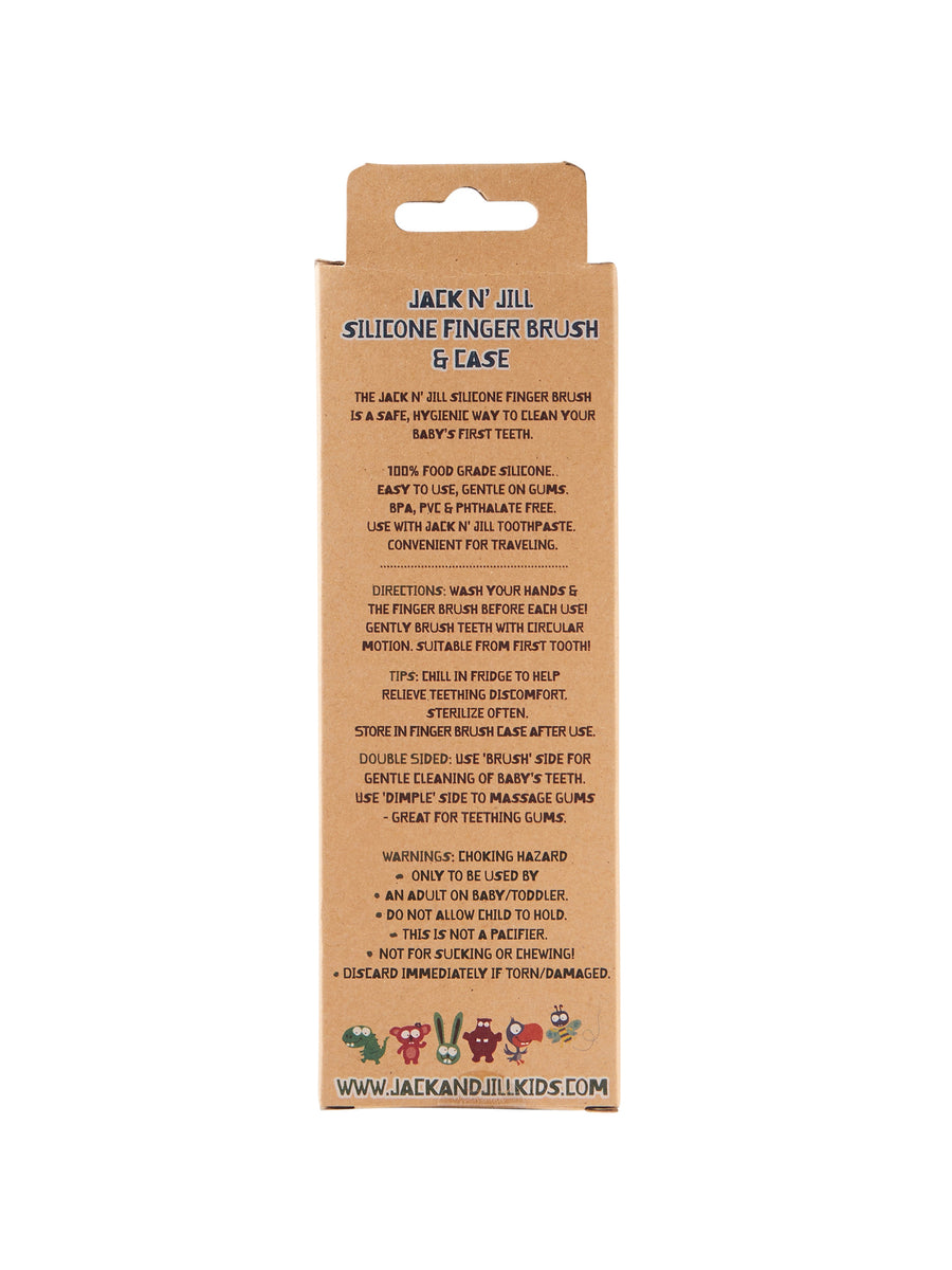 Silicone Finger Toothbrush for Babies Baby-Kids : Nursery : Bath Jack N' Jill