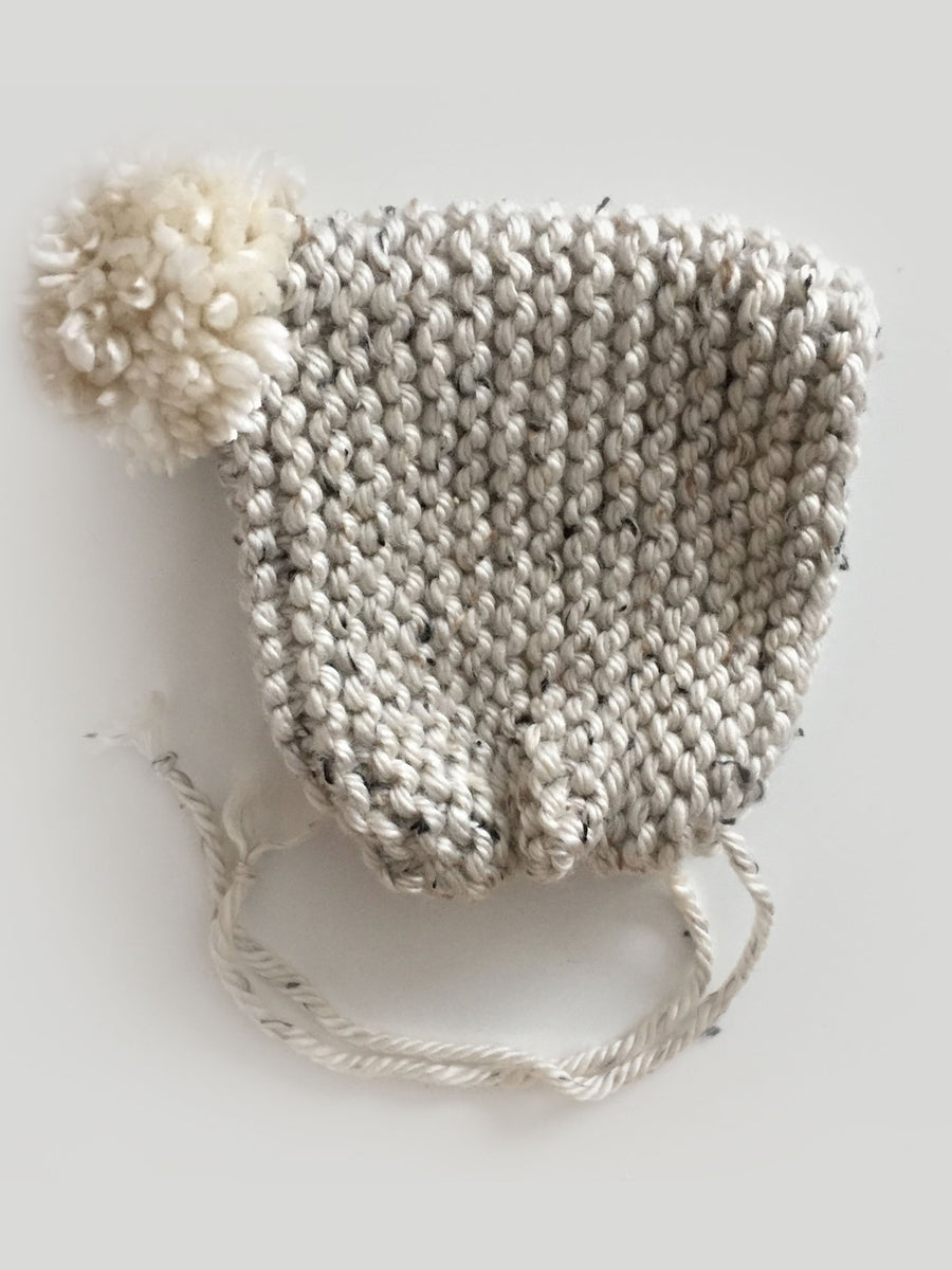 Knit Pom Bonnet Baby : Accessories : Hats Temperance Tyler Baby Knit Pom Bonnet