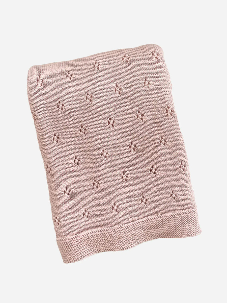 Organic Cotton Heirloom Pique Blanket Baby : Nursery : Bedding : Blankets Blueberry Hill