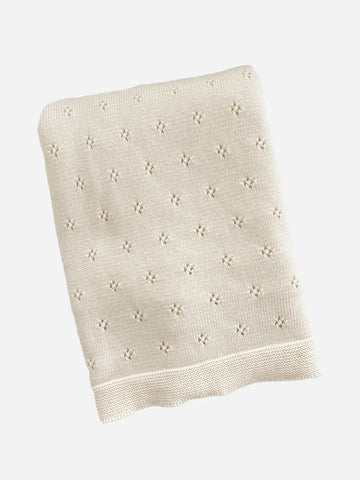 Organic Cotton Heirloom Pique Blanket Baby : Nursery : Bedding : Blankets Blueberry Hill