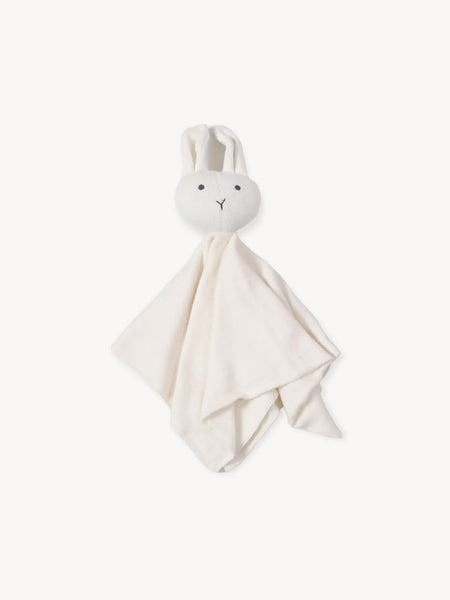 White bunny security outlet blanket