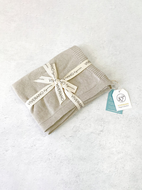 Organic Sweater Knit Baby Blanket Baby : Nursery : Bedding : Blankets Viverano