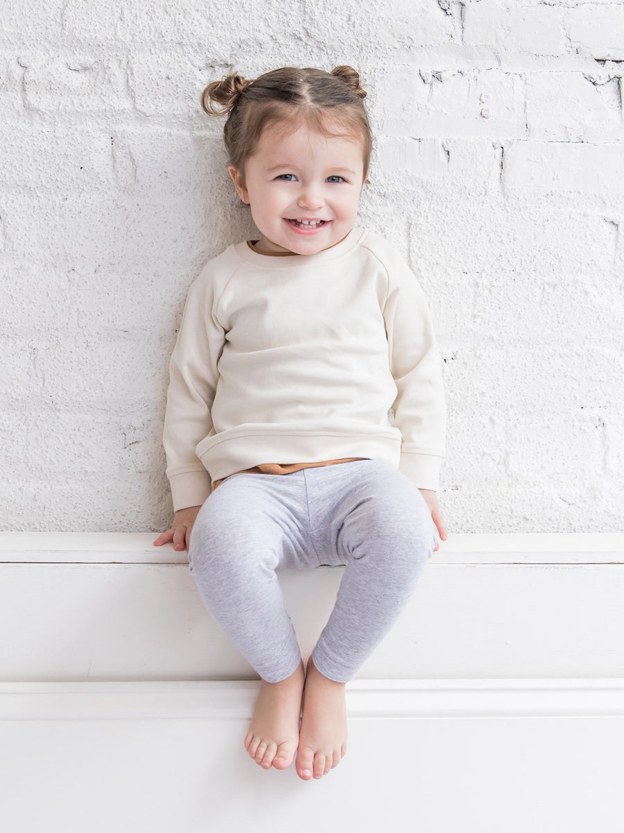 Classic Portland Pullover Baby-Kids : Tops : Pullovers : Long Sleeves Colored Organics Portland Pullover Organic Long Sleeve Baby Top