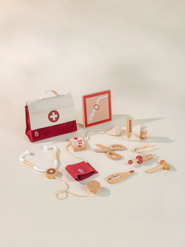 Wooden Doctor Play Set Baby-Kids : Toys : Learning : Wooden Coco Village