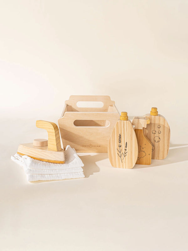 Wooden Laundry Play Set Baby-Kids : Toys : Learning : Wooden Coco Village