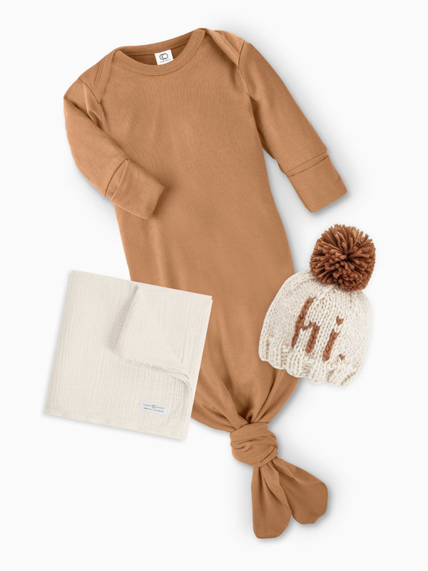 Hi. Baby Gift Bundle Baby : Virtual Bundle : One Pieces : Gowns : Long Sleeves Colored Organics