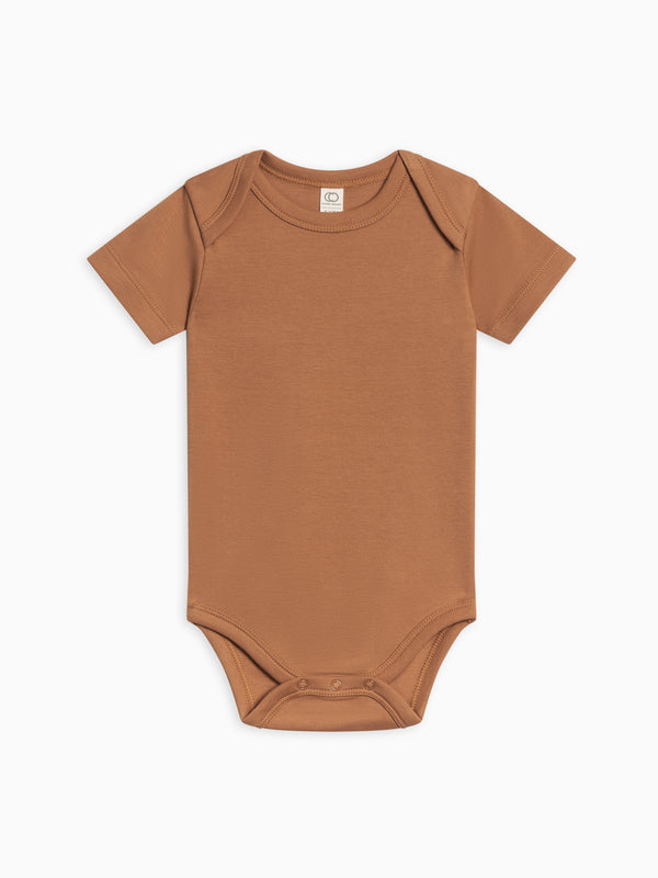 Classic Short Sleeve Bodysuit Baby : One Pieces : Bodysuits : Short Sleeves Colored Organics Baby Short Sleeve Bodysuit - Girl & Boy - Organic