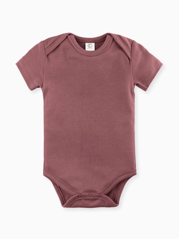 Classic Short Sleeve Bodysuit Baby : One Pieces : Bodysuits : Short Sleeves Colored Organics Baby Short Sleeve Bodysuit - Girl & Boy - Organic