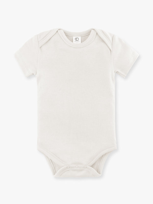 Classic Short Sleeve Bodysuit Baby : One Pieces : Bodysuits : Short Sleeves Colored Organics Short Sleeve Organic Baby Bodysuit | Colored Organics®