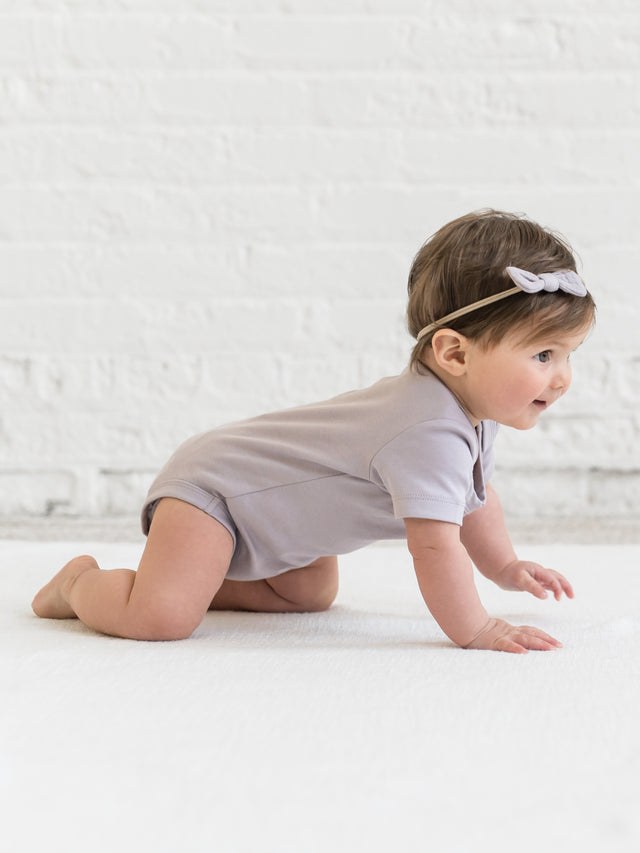 Short Sleeve Bodysuit Baby : One Pieces : Bodysuits : Short Sleeves Colored Organics Organic Cotton Baby Short Sleeve Bodysuit