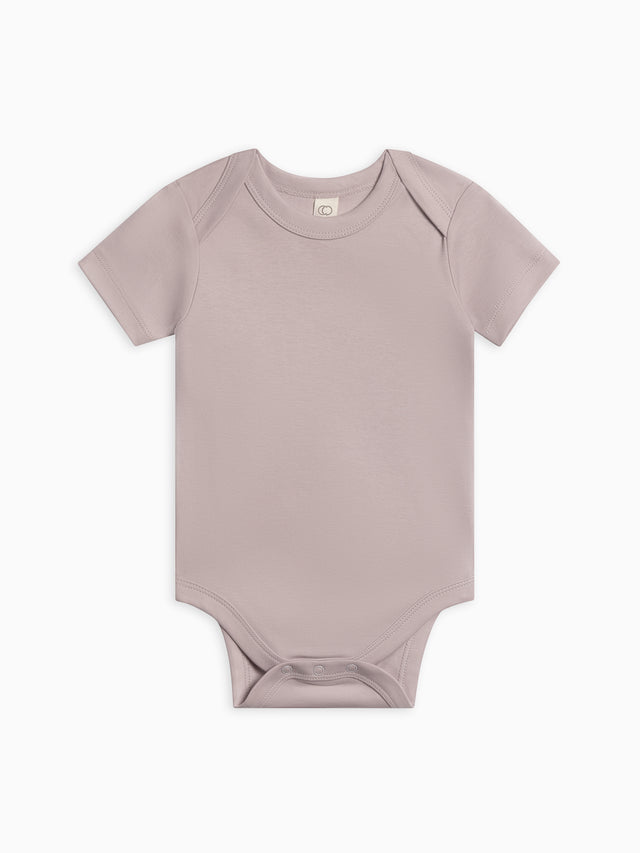 Short Sleeve Bodysuit Baby :One Pieces :Bodysuits :Short Sleeves Colored Organics Organic Cotton Baby Short Sleeve Bodysuit