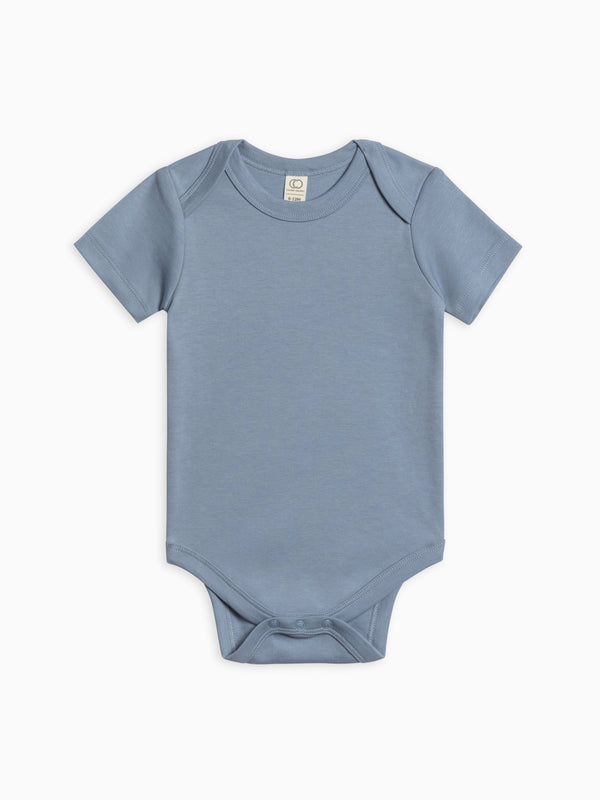 Short Sleeve Bodysuit Baby : One Pieces : Bodysuits : Short Sleeves Colored Organics Organic Cotton Baby Short Sleeve Bodysuit