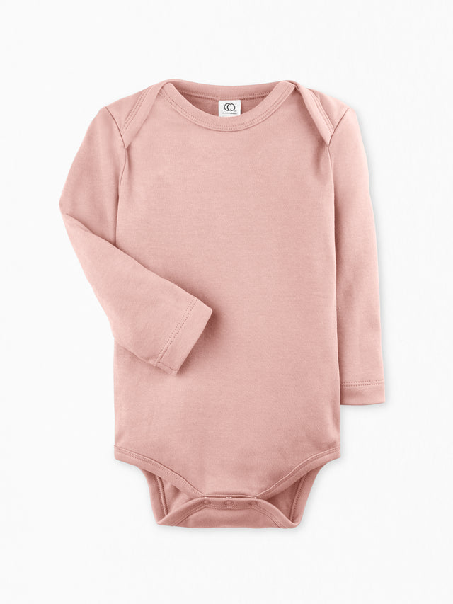 Classic Long Sleeve Bodysuit Baby :One Pieces :Bodysuits :Long Sleeves Colored Organics Baby Long Sleeve Bodysuit - Girls &Boys - Organic