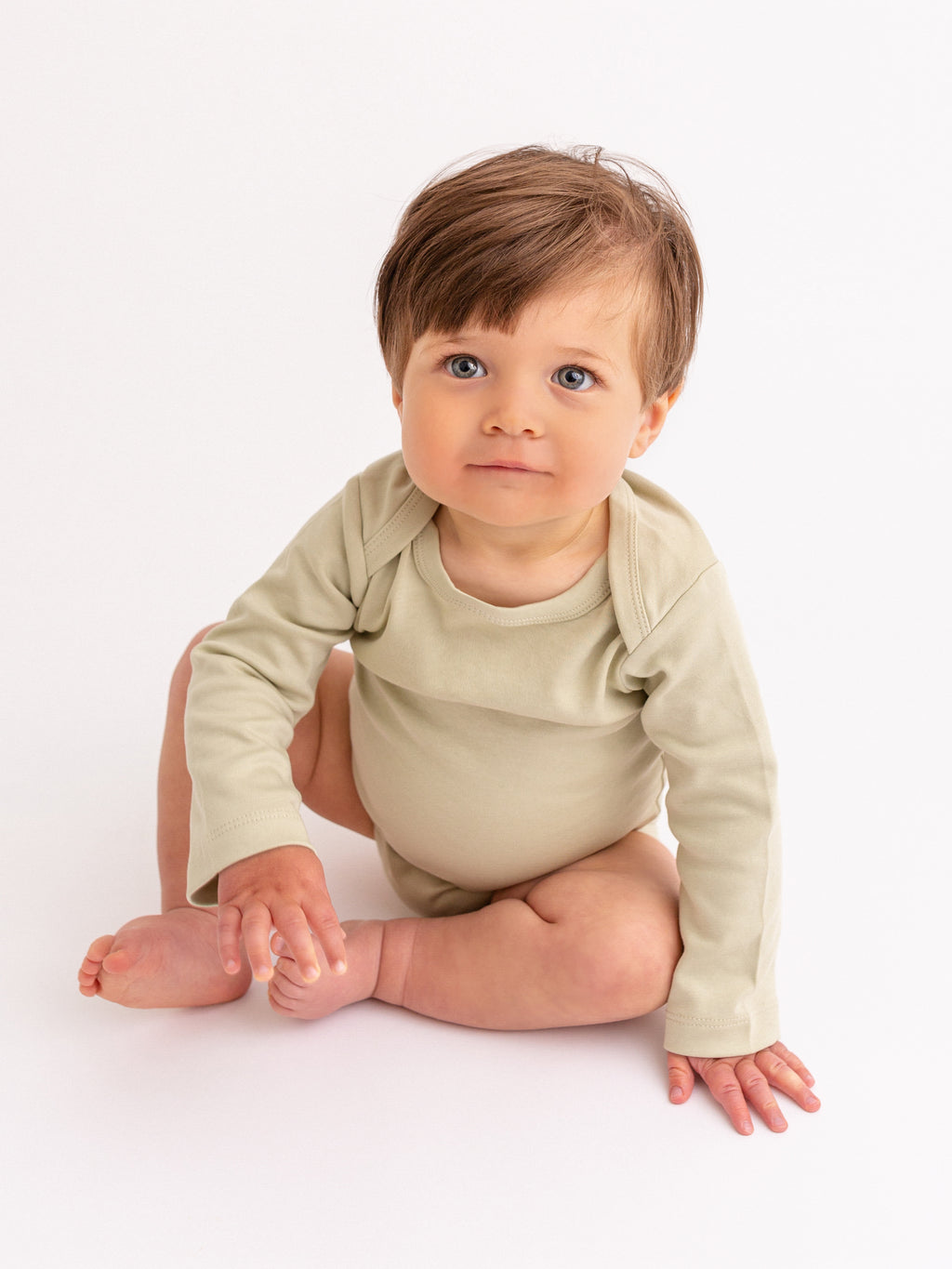 Classic Long Sleeve Bodysuit Baby : One Pieces : Bodysuits : Long Sleeves Colored Organics Organic Cotton Long Sleeve Baby Bodysuit | Colored Organics®