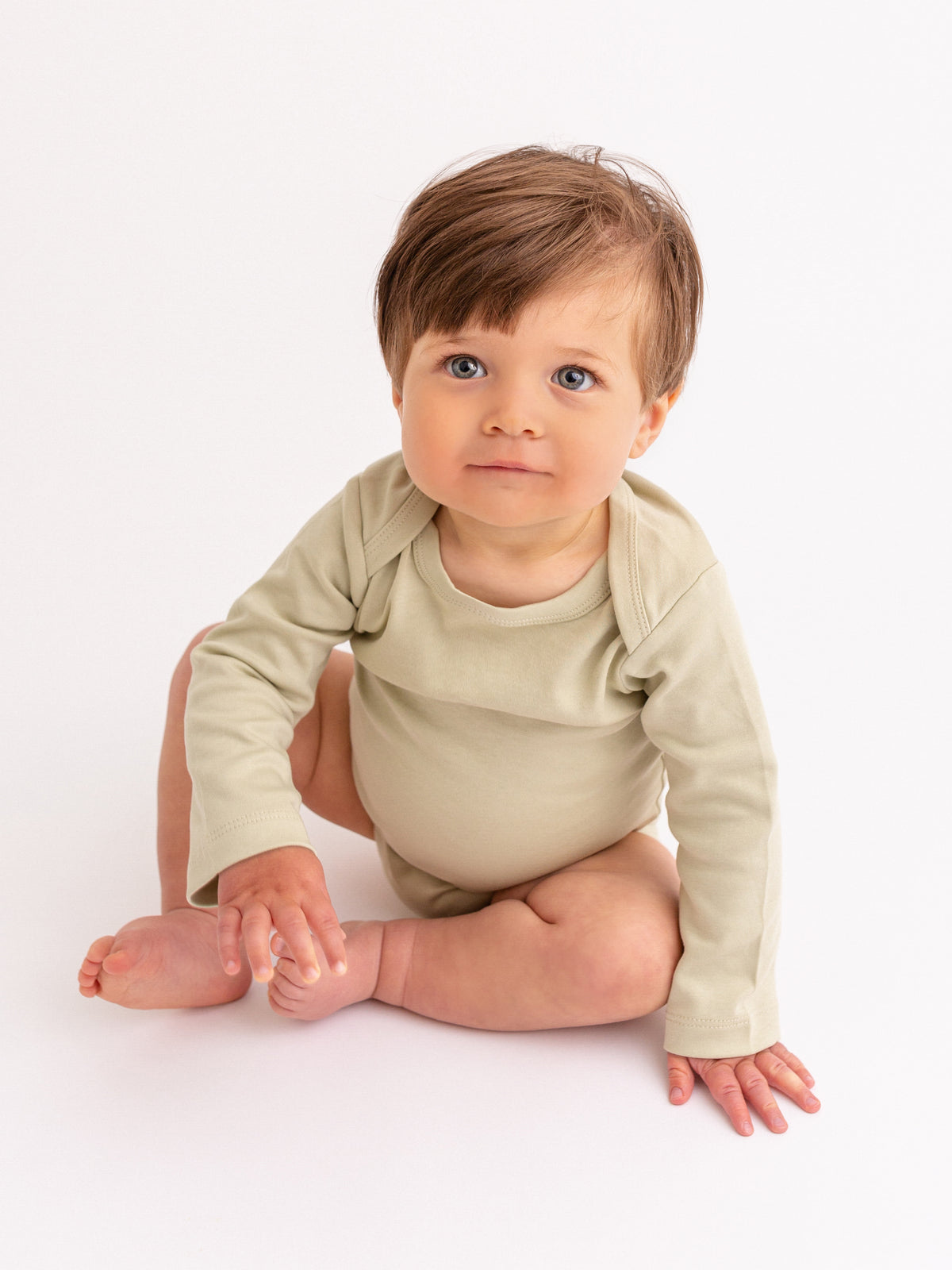 Classic Long Sleeve Bodysuit Baby : One Pieces : Bodysuits : Long Sleeves Colored Organics Organic Cotton Long Sleeve Baby Bodysuit | Colored Organics®