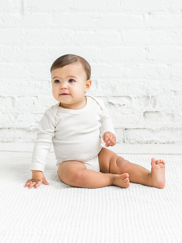 Classic Long Sleeve Bodysuit Baby :One Pieces :Bodysuits :Long Sleeves Colored Organics Baby Long Sleeve Bodysuit - Girls &Boys - Organic